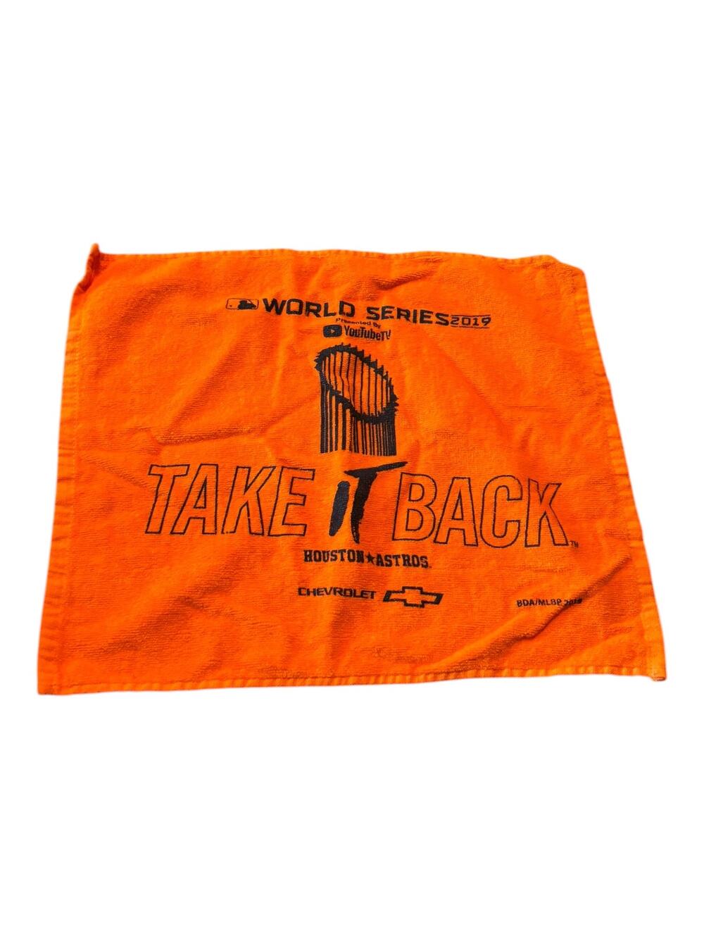 MLB Houston Astros 2019 World Series Rally Towel Take it Back